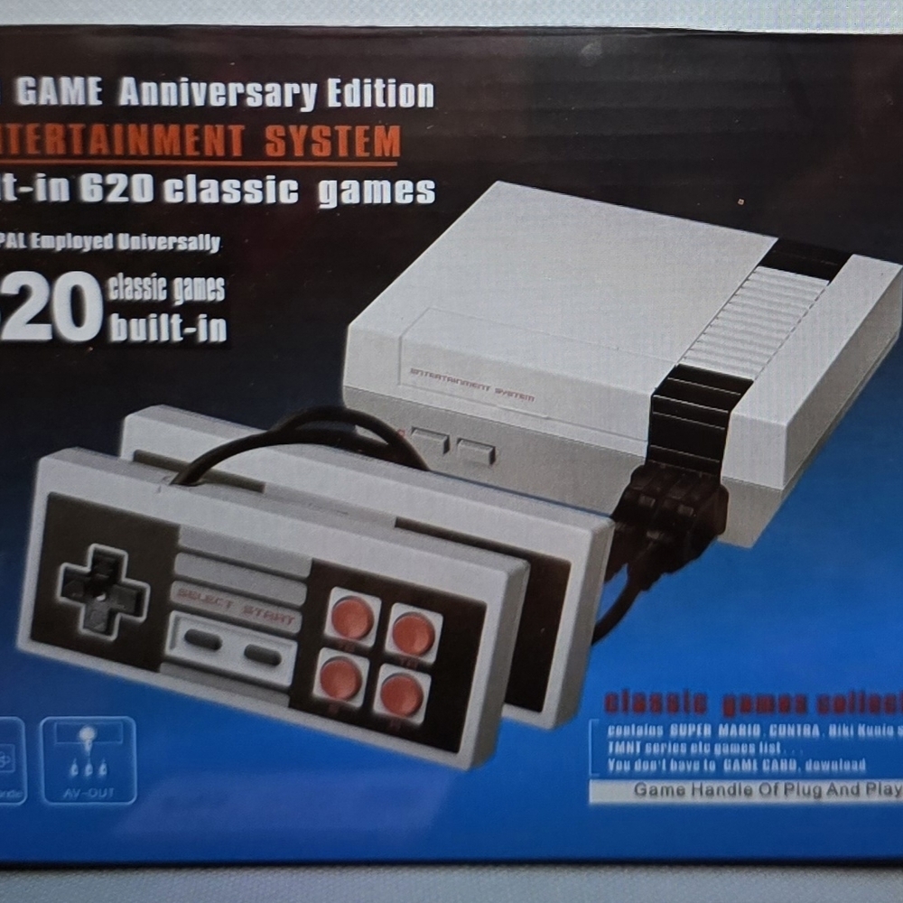 Classic Anniversary Edition Retro Gaming Console - Gray